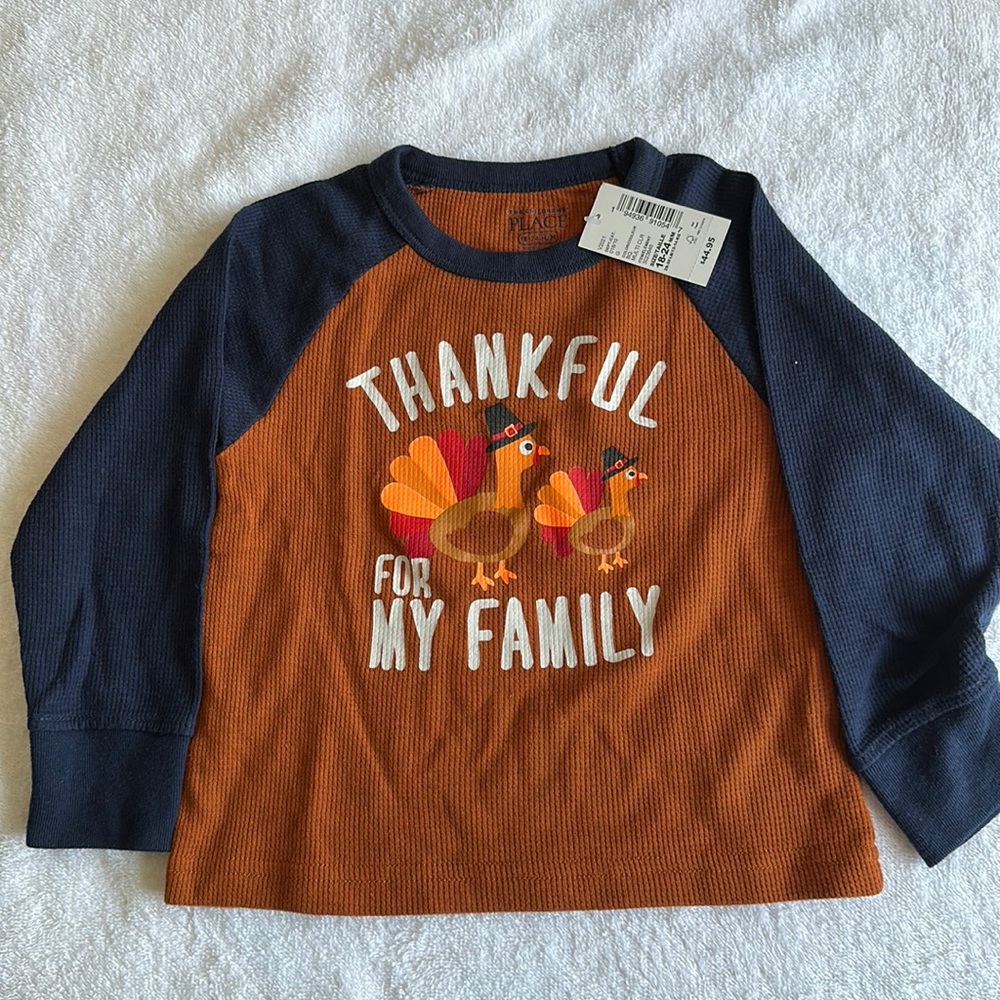 NWT Children’s Place thankful shirt